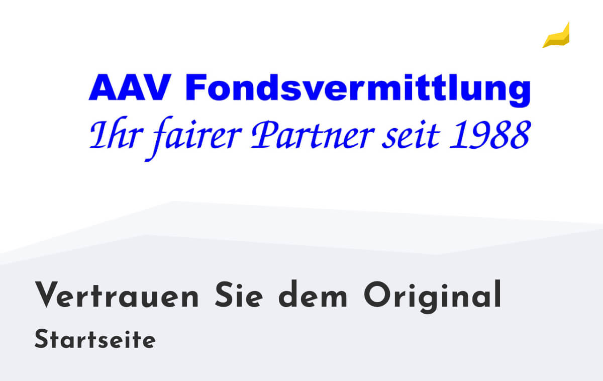 AAV Fondsvermittlung website preview